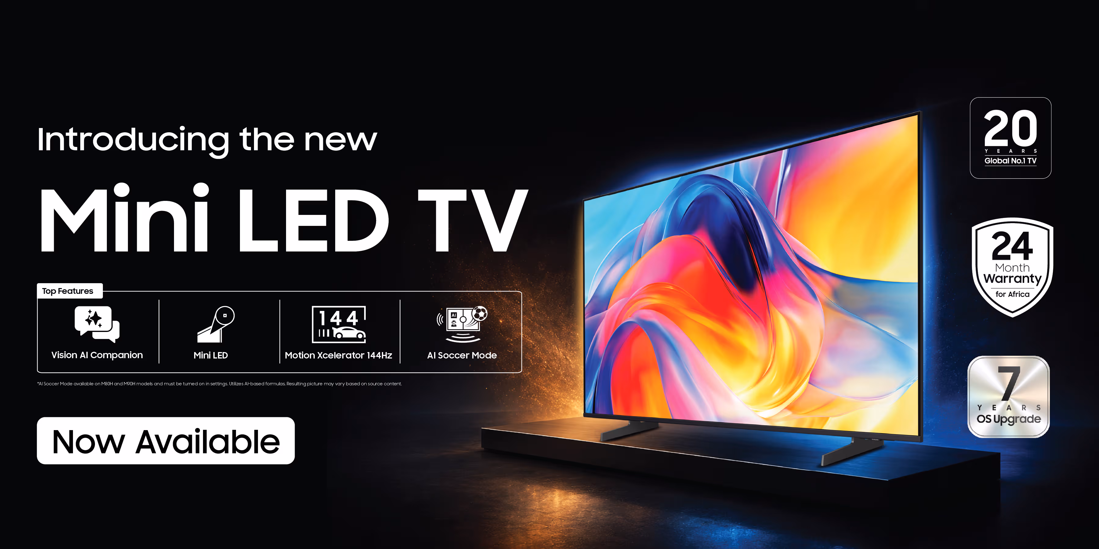 A living room with a new TV